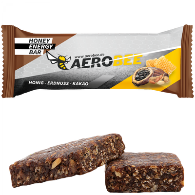 AEROBEE Honey Energy Bar – Honig-Erdnuss-Kakao