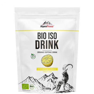 AlpenPower BIO Iso Drink – Zitrone · 500 g