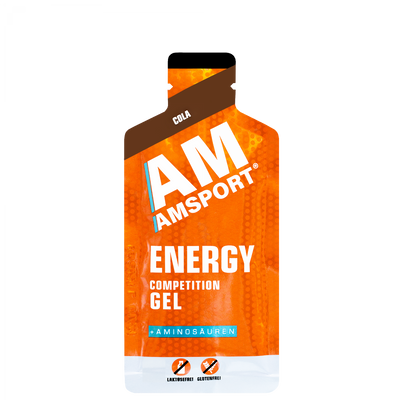 AMSPORT Energy Competition Gel Cola + Koffein 45g – Energy Gel Verpackung | FuelBox