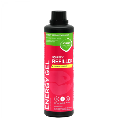 SQUEEZY Energy Gel Refiller 500ml – Banane