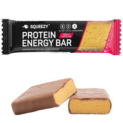 SQUEEZY Protein Energy Bar – Vanille-Schokolade
