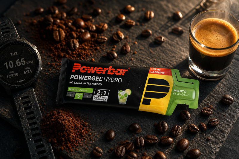 Koffein-Gels mit Sportuhr und Trainingszubehör für Energie Gel mit Koffein im Wettkampf