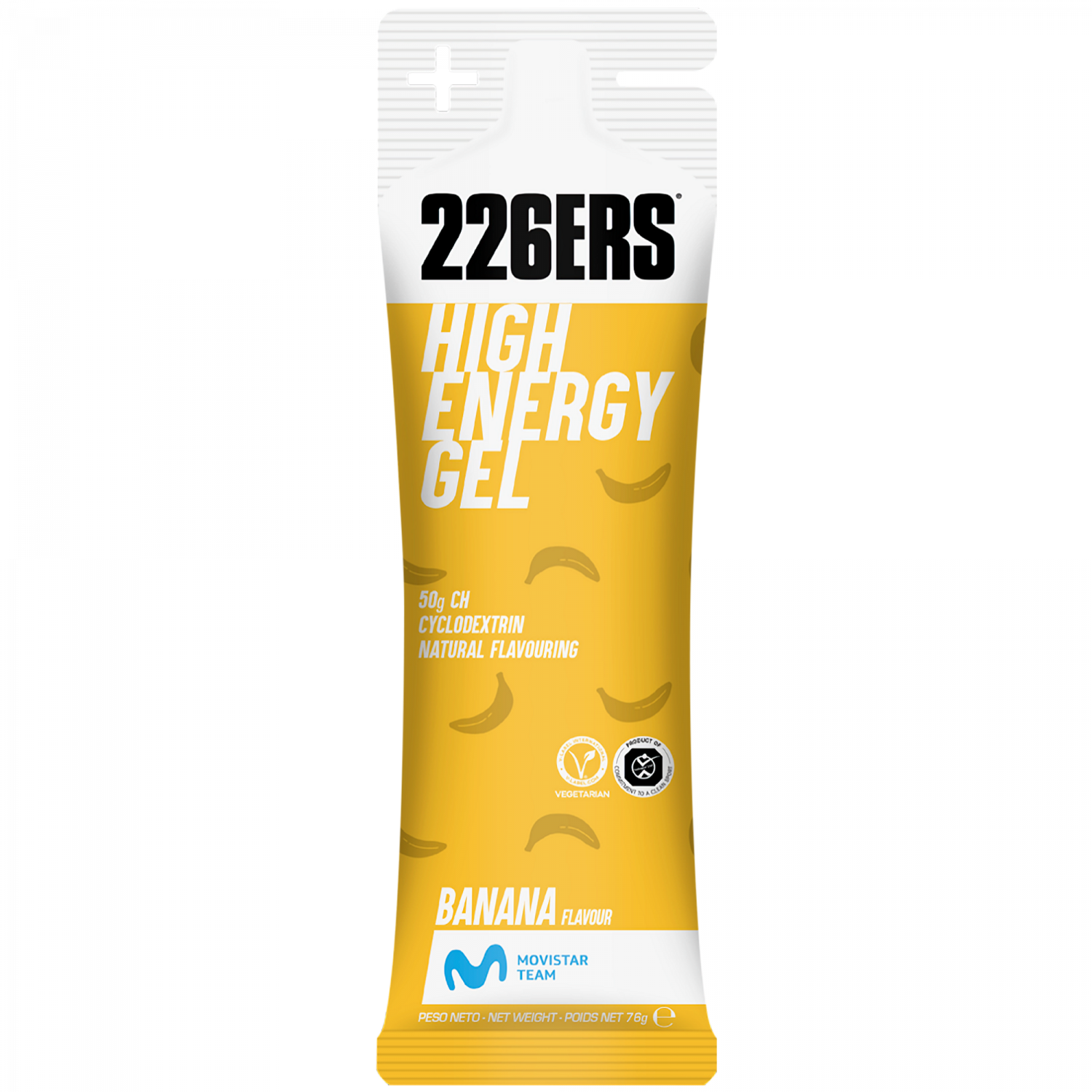 226ERS High Energy Gel Banane 76g – Energy Gel Verpackung | FuelBox