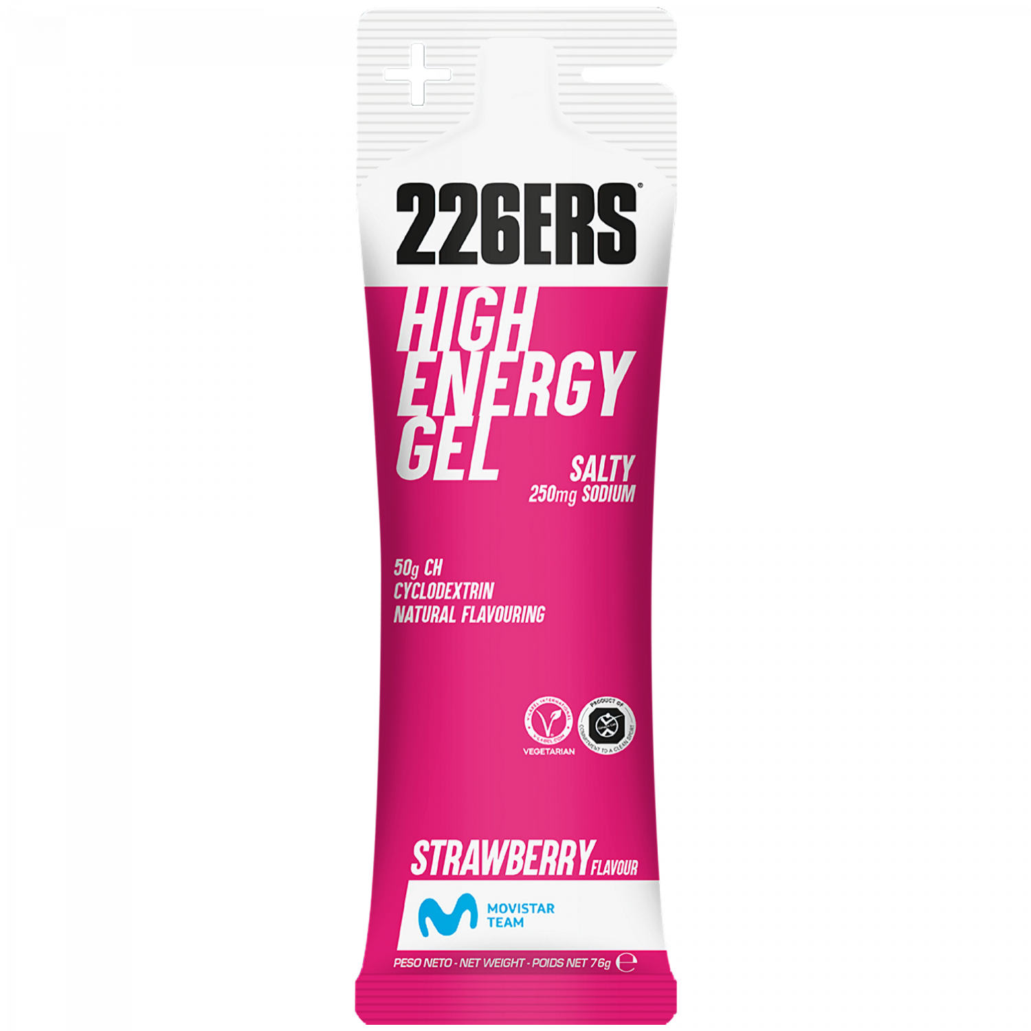 226ERS High Energy Gel Erdbeere & Salz 76g – Energy Gel Verpackung | FuelBox