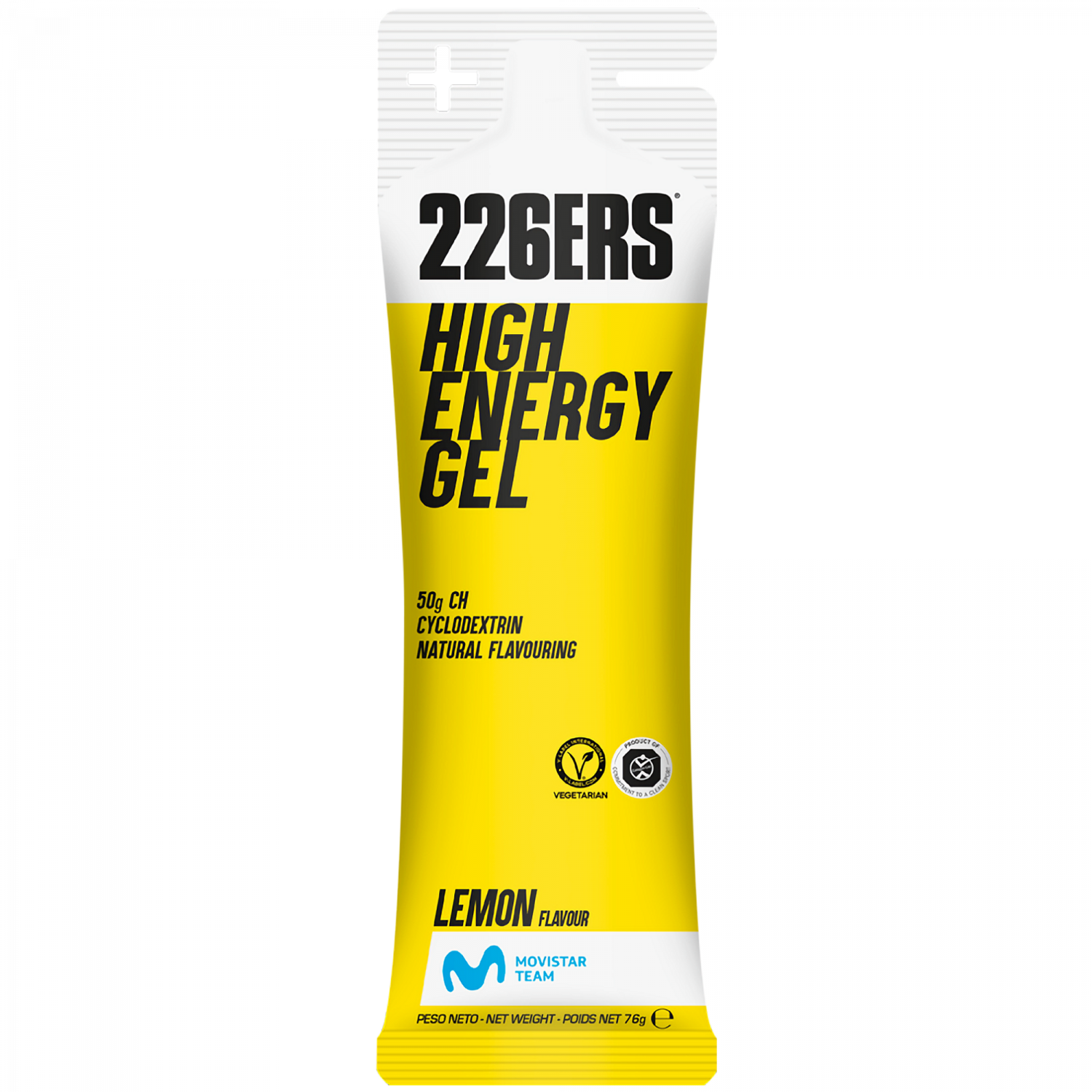226ERS High Energy Gel Zitrone 76g – Energy Gel Verpackung | FuelBox
