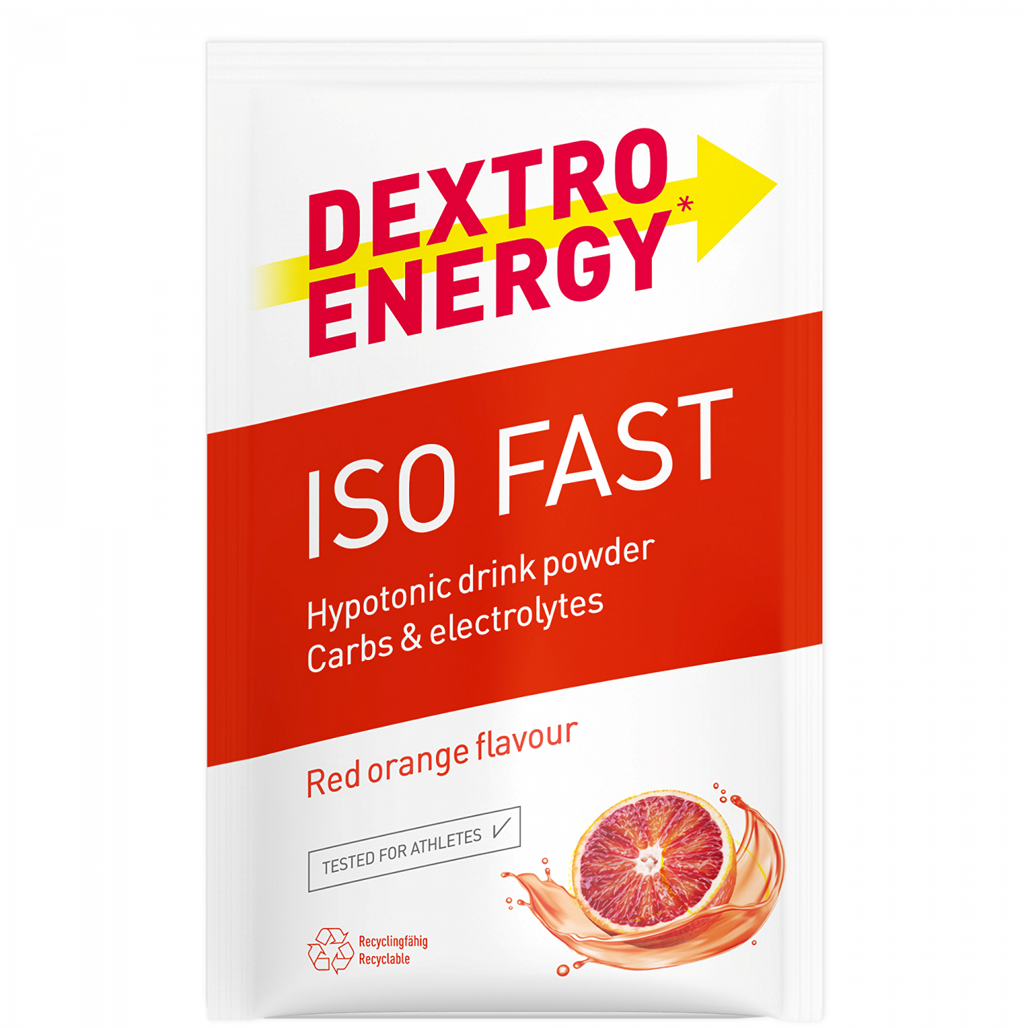 Dextro Energy Iso Fast – Blutorange · 56 g