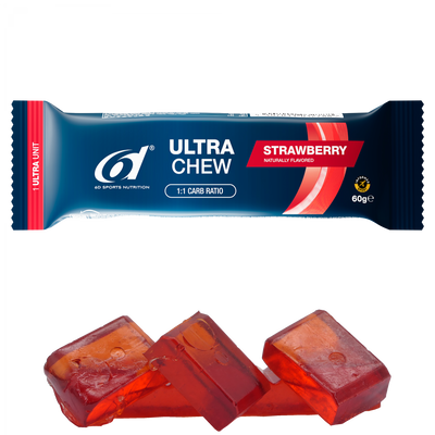 6D Ultra Chew Gummy Bar Performance Line – Erdbeere