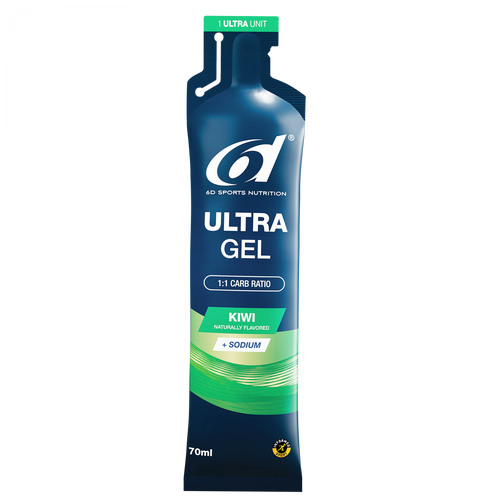 6d Ultra Gel Kiwi 70ml – Energy Gel Verpackung | FuelBox