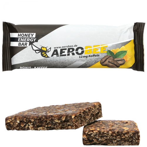 AEROBEE Honey Energy Bar – Honig-Kaffee + Koffein