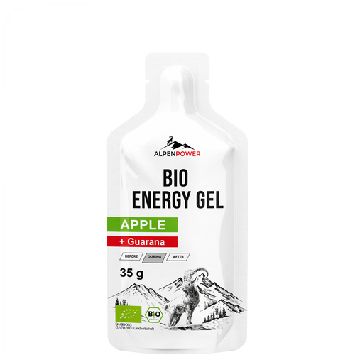 AlpenPower Bio Energy Gel – Apfel + Koffein