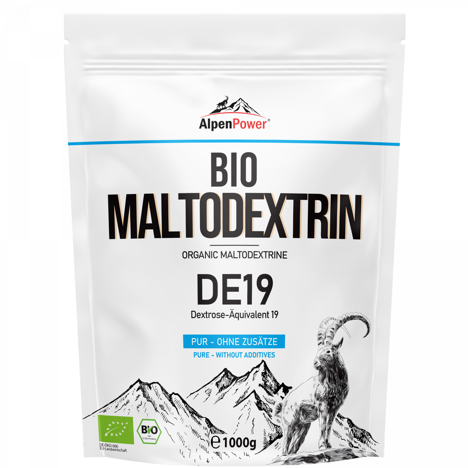 AlpenPower BIO Maltodextrin DE 19 – Neutral · 1000 g