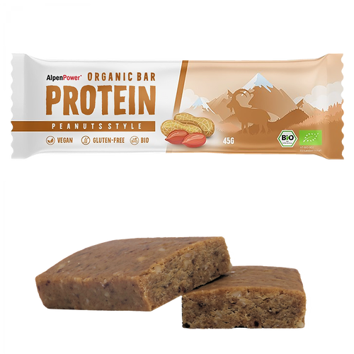 AlpenPower Organic Protein Bar – Erdnuss