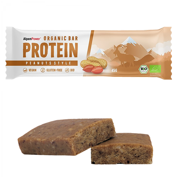 AlpenPower Organic Protein Bar – Erdnuss
