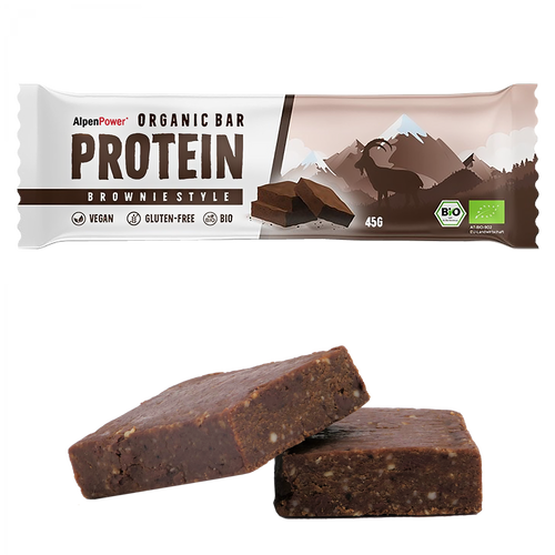AlpenPower Organic Protein Bar – Schokokuchen