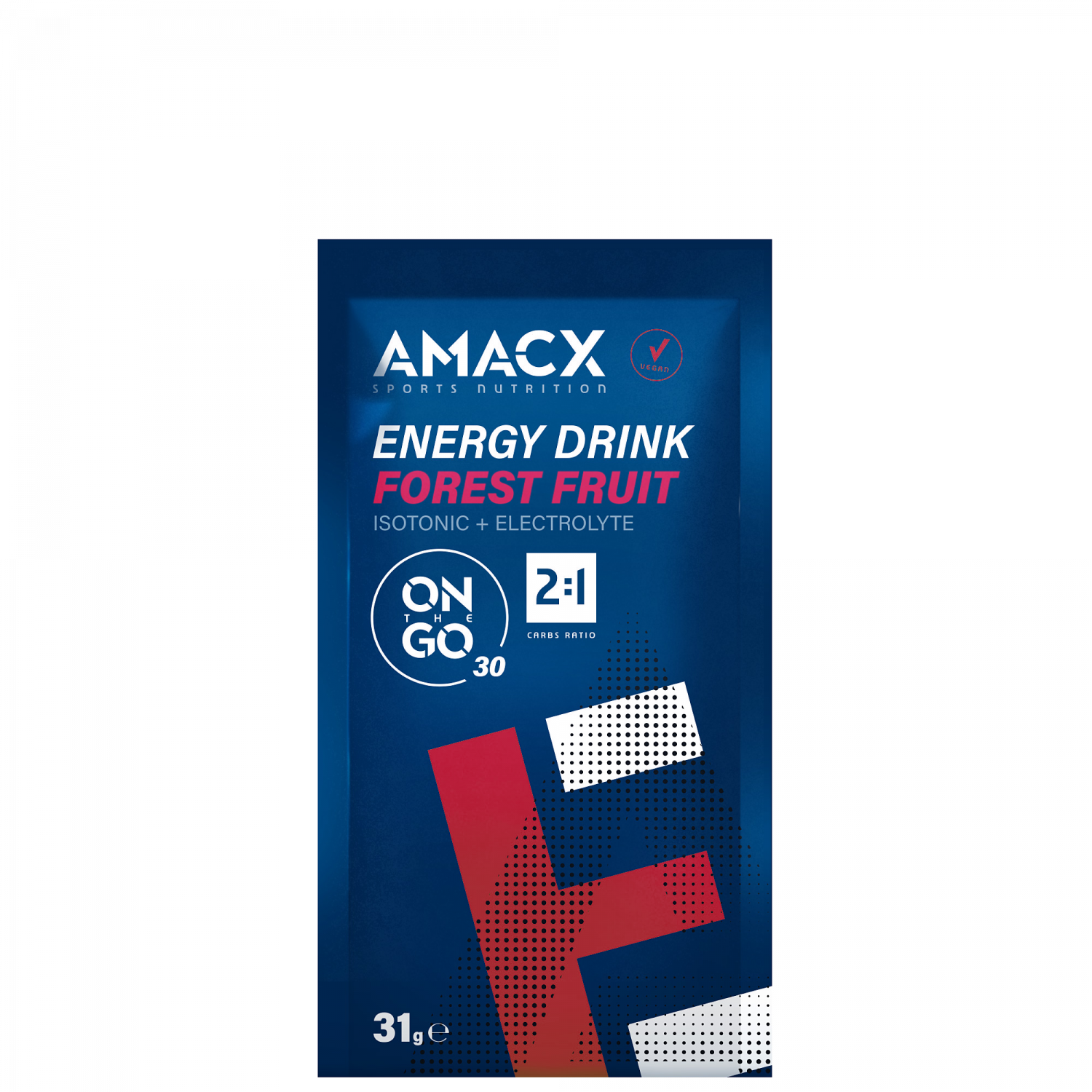 AMACX Energy Drink 2:1 – Waldfrucht · 31 g