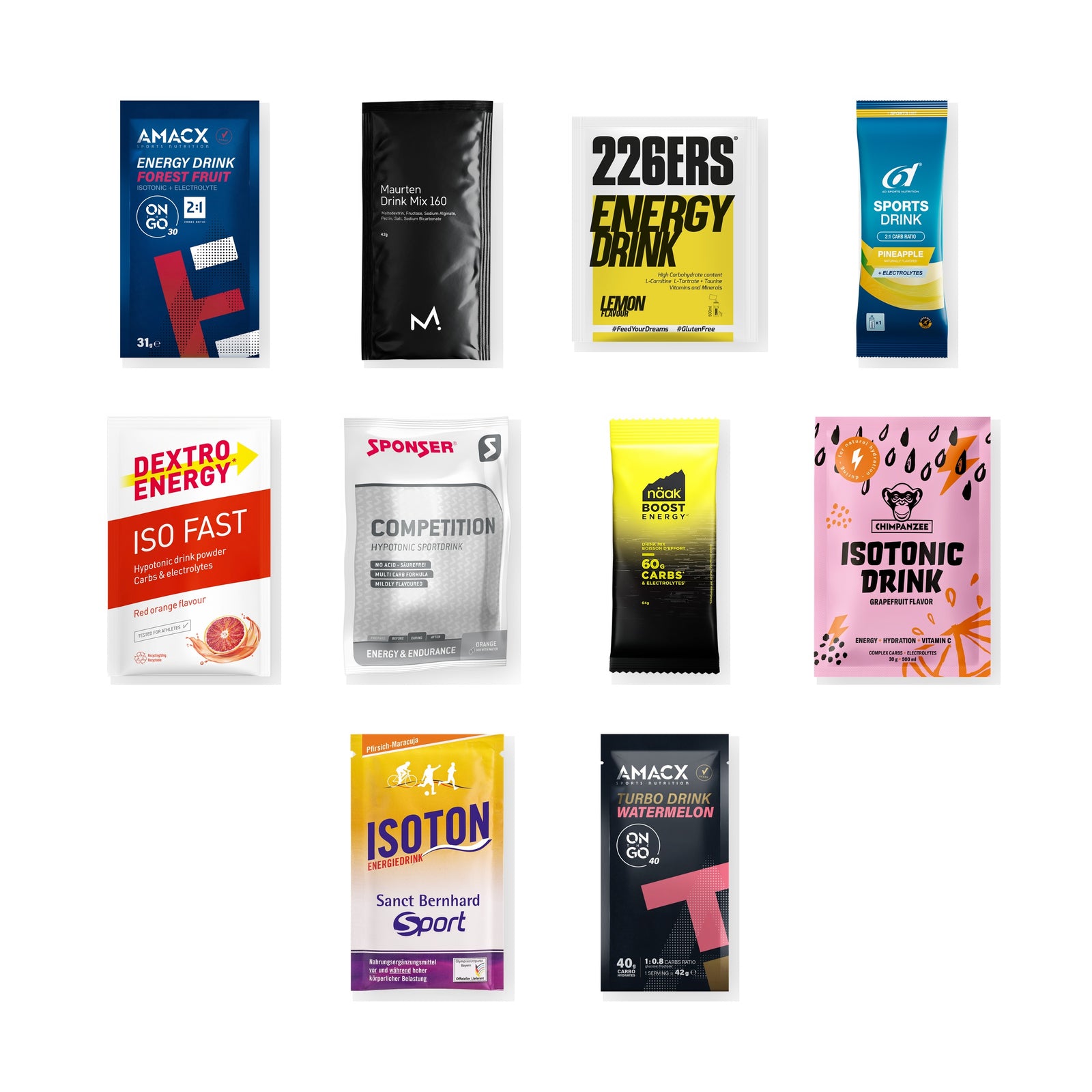 Carb Drink Explorer Box mit zehn Sportgetränke-Portionen
