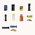 Endurance Box mit Carb Drinks, Energy Gels und Energieriegeln