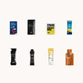Carb Drink und Gel Starter Box mit vier Sportgetränken und vier Energy Gels