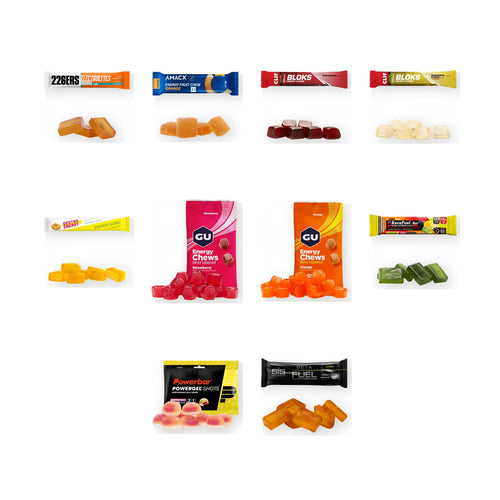 Chew Explorer Box von FuelBox mit 10 Energy Chews und Gummies