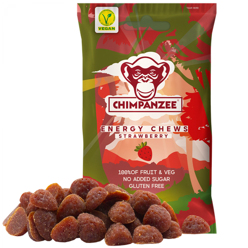 CHIMPANZEE Energy Chews Mini Gums – Erdbeere