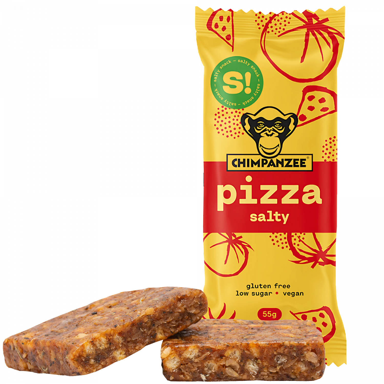 CHIMPANZEE Energy Salty Bar – Pizza