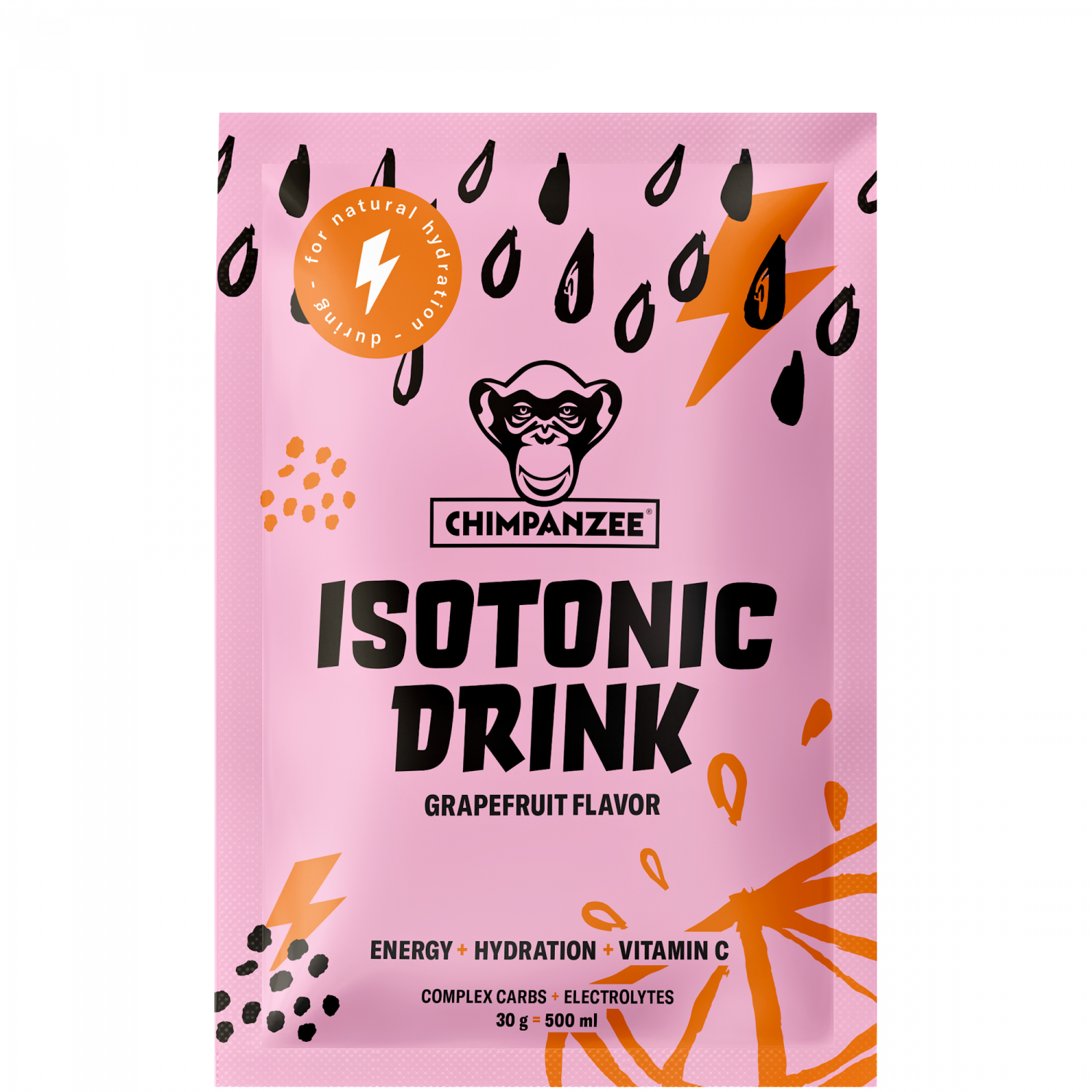 CHIMPANZEE Isotonic Drink – Grapefruit · 30 g