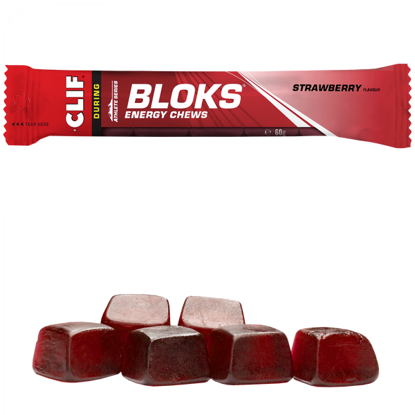 CLIF BLOKS Energy Chews – Erdbeere