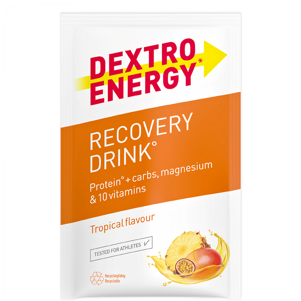 Dextro Energy Recovery Drink – Tropische Früchte · 44,5 g