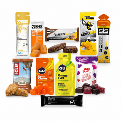 Energy Mix Starter Box mit 10 Produkten: Energy Gels, Chews, Gummies und Riegel