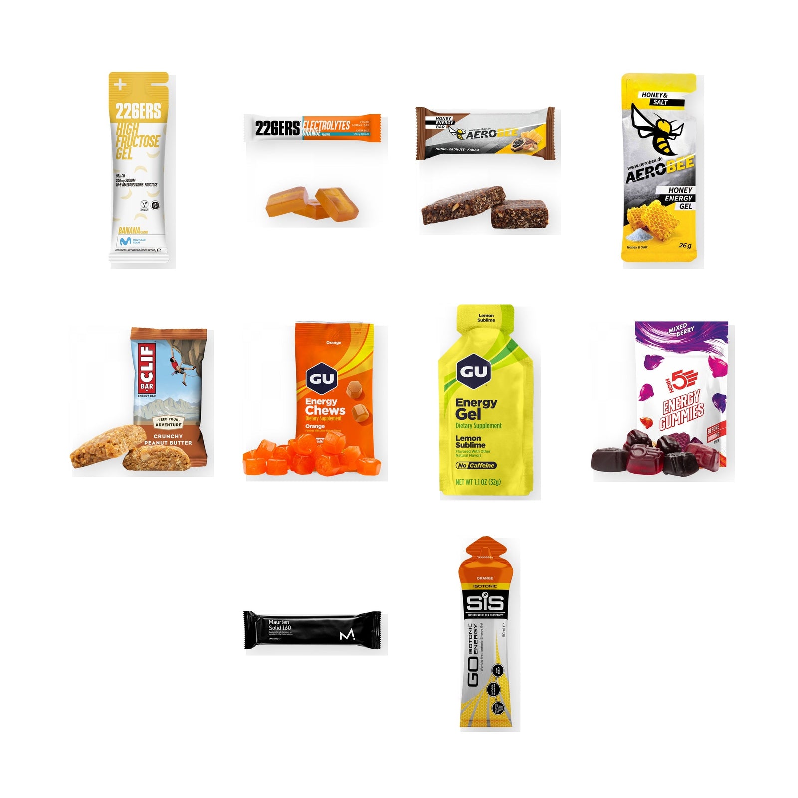 Energy Mix Starter Box von FuelBox mit Energy Gels, Chews und Bars