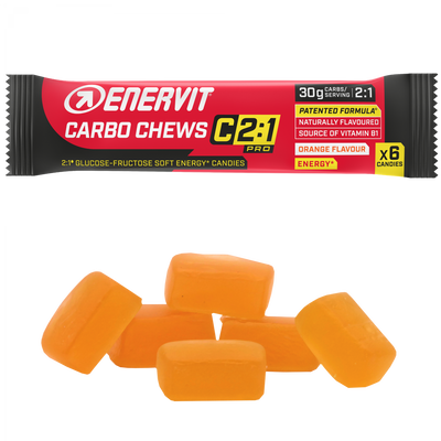 ENERVIT Carbo Chews C2:1 Pro-Serie – Orange