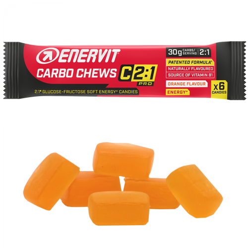 ENERVIT Carbo Chews C2:1 Pro-Serie – Orange