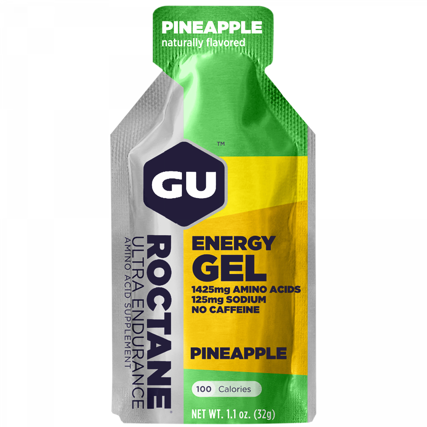GU Roctane Energy Gel Ananas 32g – Energy Gel Verpackung | FuelBox
