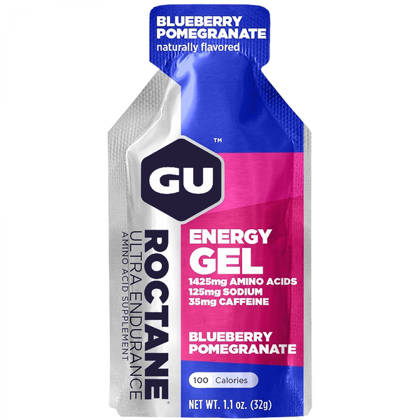 GU Roctane Energy Gel Blaubeer-Granatapfel 32g – Energy Gel Verpackung | FuelBox