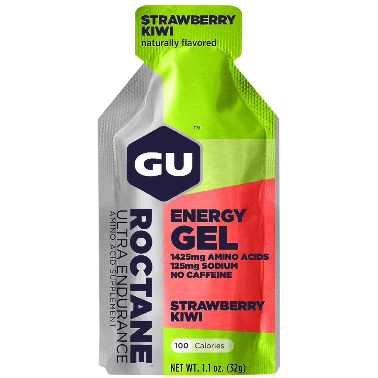 GU Roctane Energy Gel Erdbeer-Kiwi 32g – Energy Gel Verpackung | FuelBox