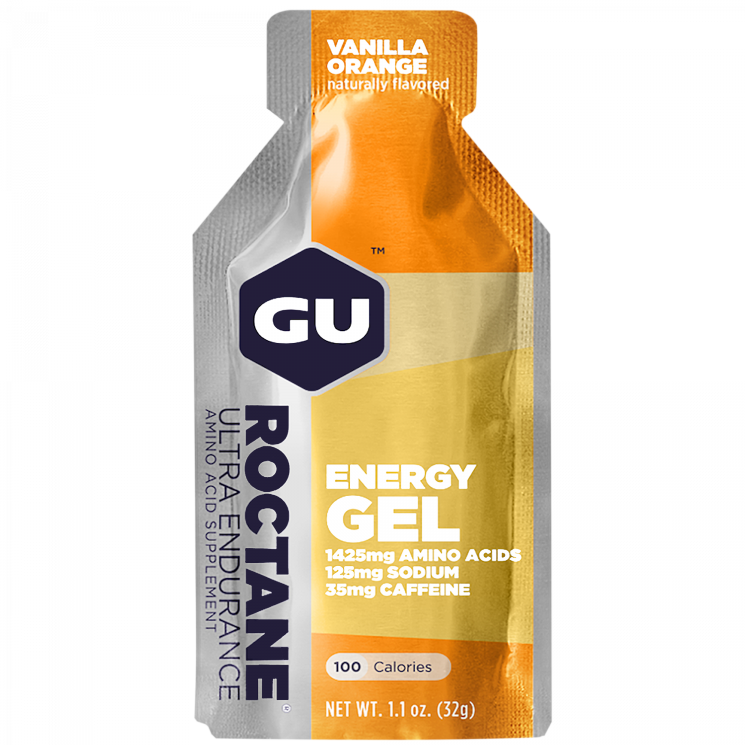 GU Roctane Energy Gel Vanille-Orange 32g – Energy Gel Verpackung | FuelBox