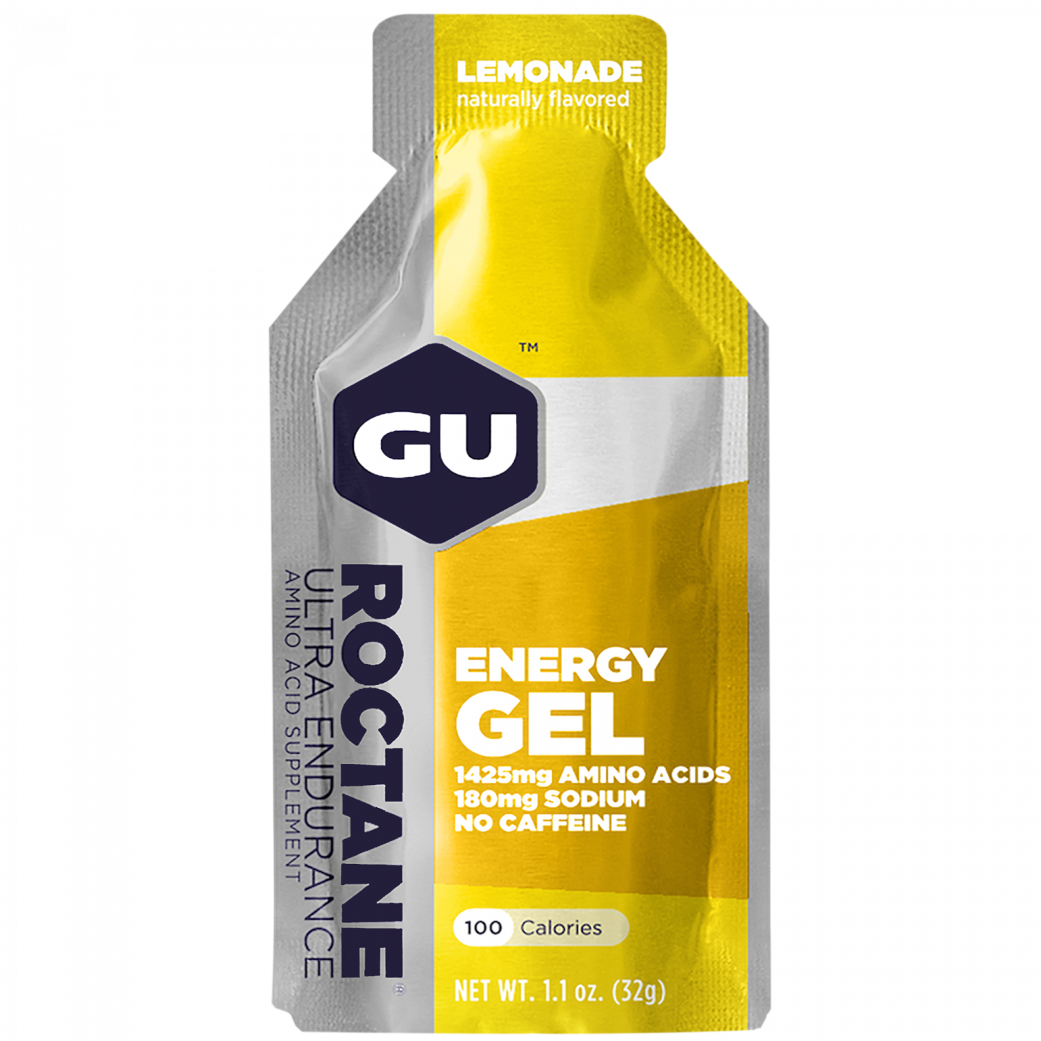 GU Roctane Energy Gel Zitrone 32g – Energy Gel Verpackung | FuelBox