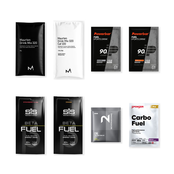 High-Carb Race Drink Box mit acht hoch dosierten Sportgetränken
