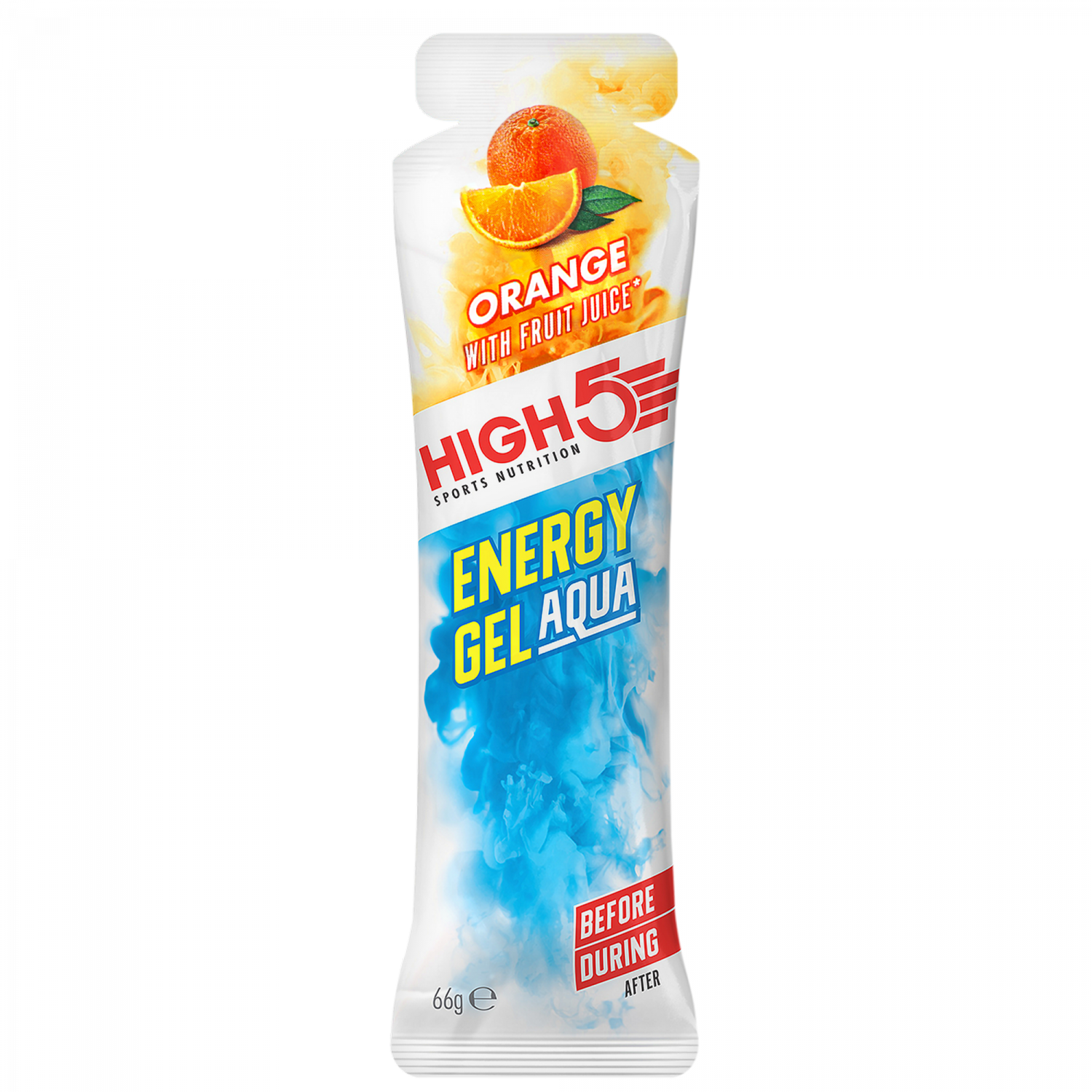HIGH5 Energy Gel Aqua Orange 66ml – Energy Gel Verpackung | FuelBox