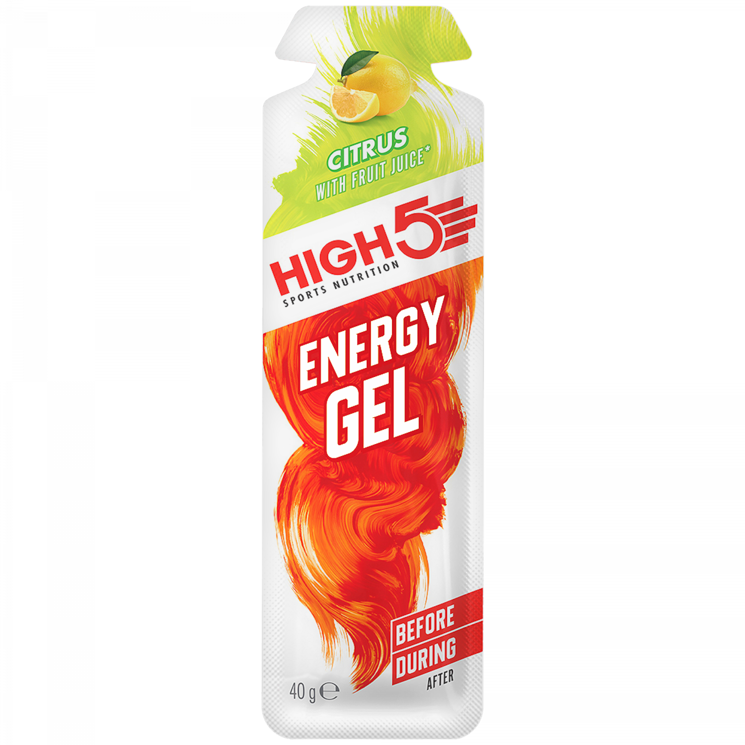 HIGH5 Energy Gel Zitrusfrucht 40g – Energy Gel Verpackung | FuelBox