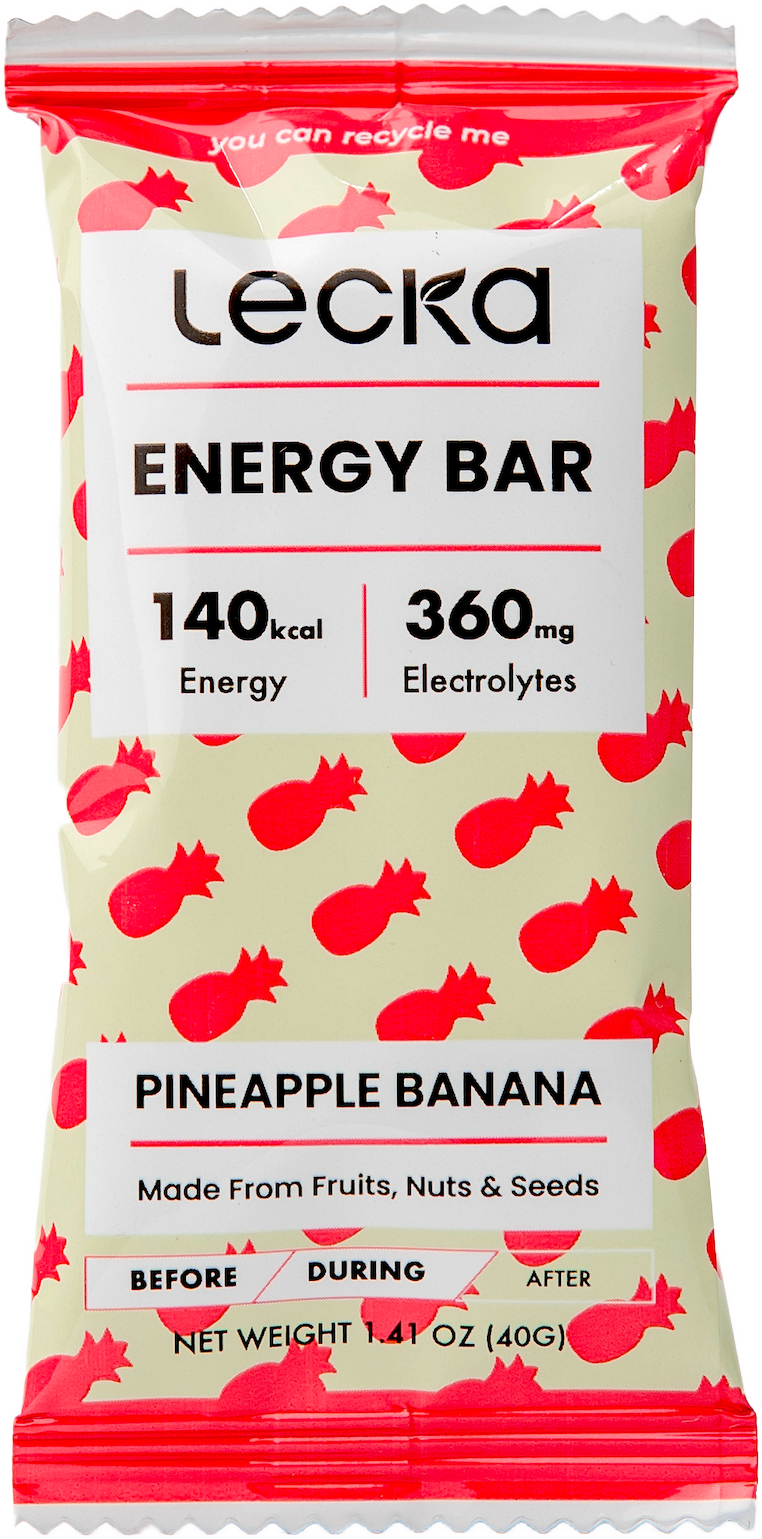 Lecka Energy Bar - Ananas Banane 40g Verpackung | FuelBox