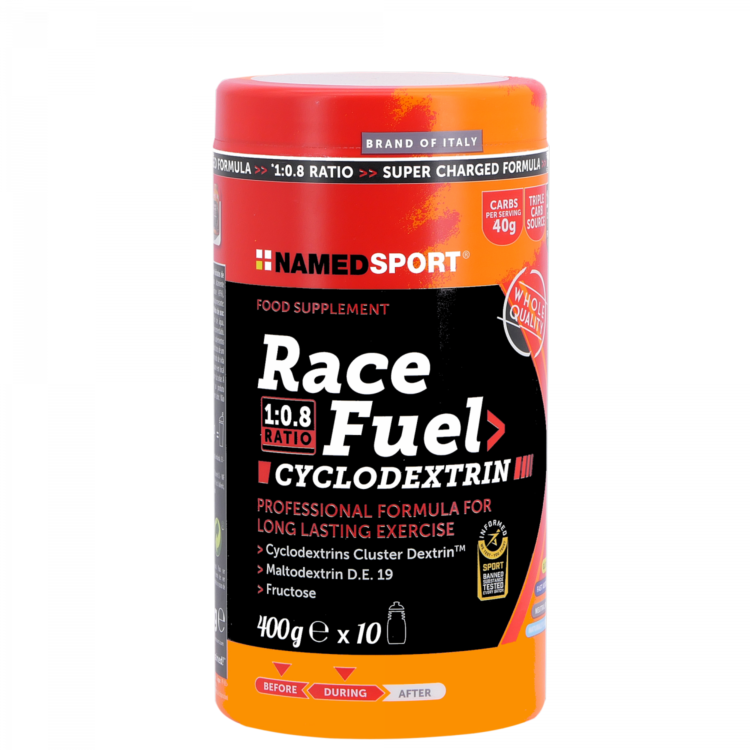 NAMEDSPORT Race Fuel Drink – Neutral · 400 g