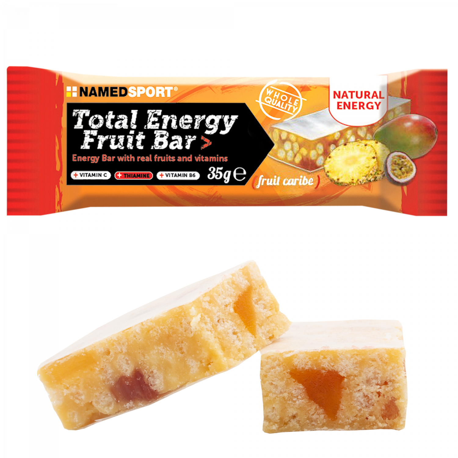 NAMEDSPORT Total Energy Fruit Bar – Ananas-Mango-Maracuja
