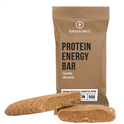 ORGAINIC Protein Energy Bar – Vanille-Mandel