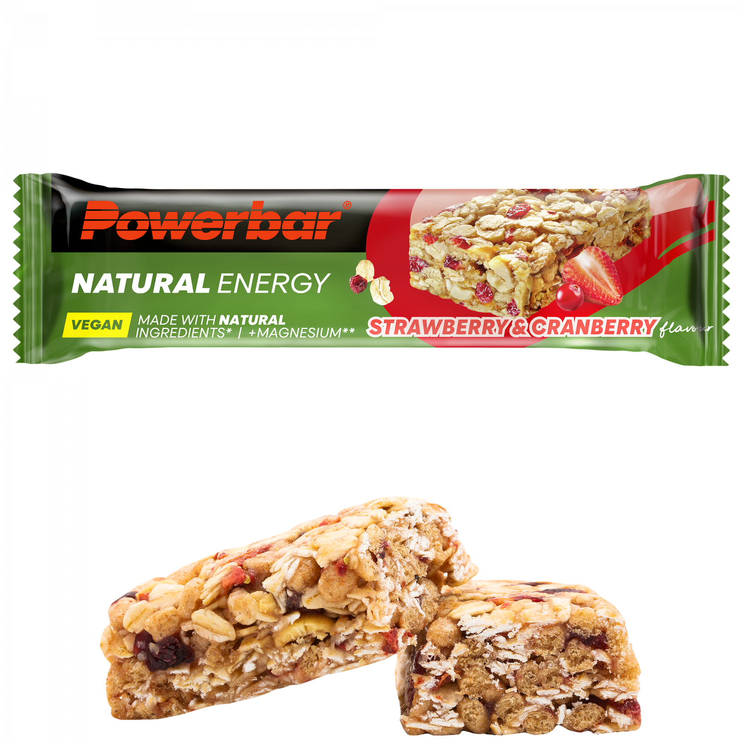 Powerbar Natural Energy Bar – Erdbeer-Preiselbeere