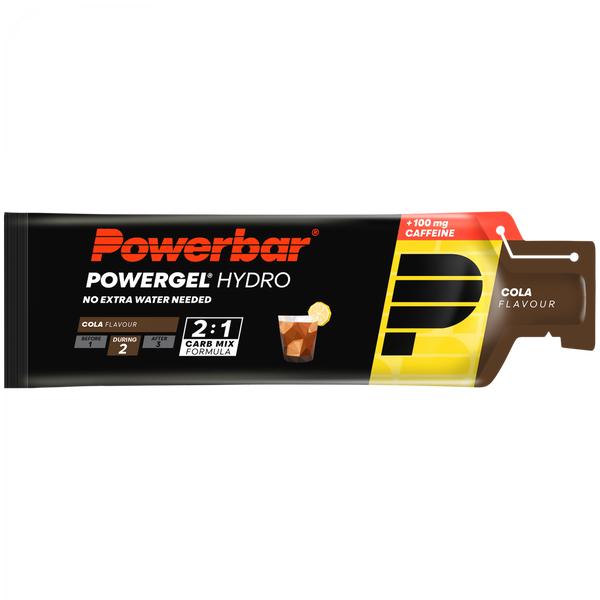 Powerbar PowerGel Hydro Cola + Koffein 67ml – Energy Gel Verpackung | FuelBox