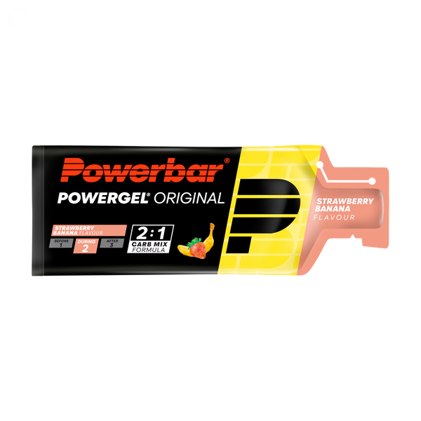 Powerbar PowerGel Original Erdbeer-Banane 41g – Energy Gel Verpackung | FuelBox
