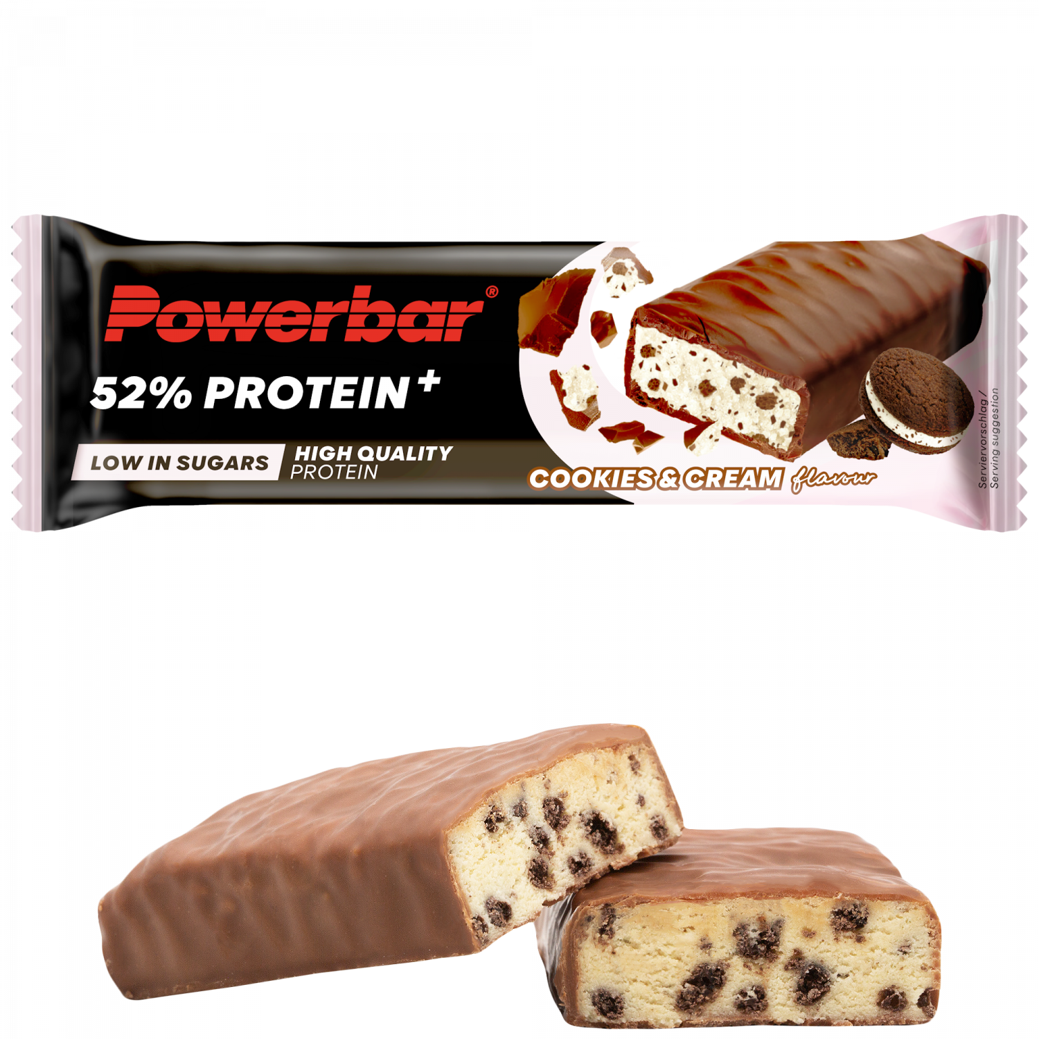 Powerbar Protein+ 52% Protein Bar – Schoko-Creme-Keks