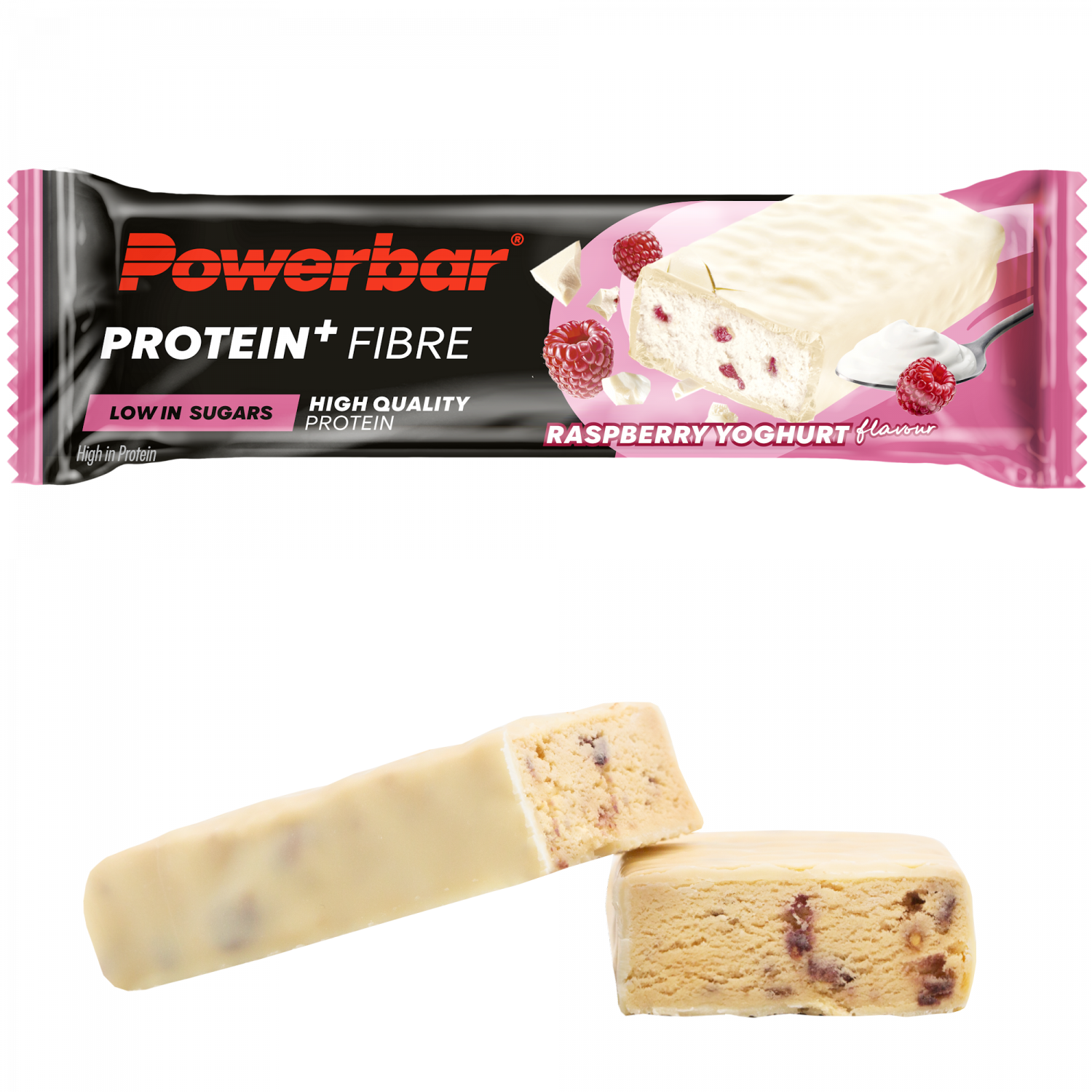 Powerbar Protein+ Fibre Protein Bar – Himbeere-Joghurt