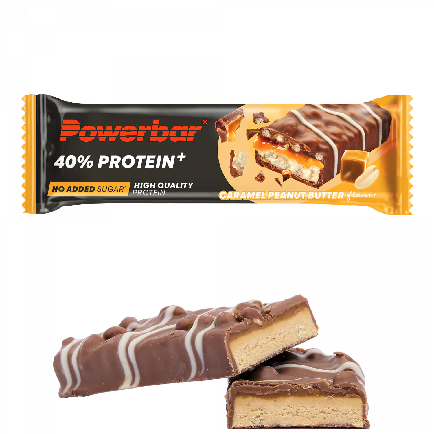 Powerbar Protein+ 40% Protein Bar – Karamell-Erdnussbutter